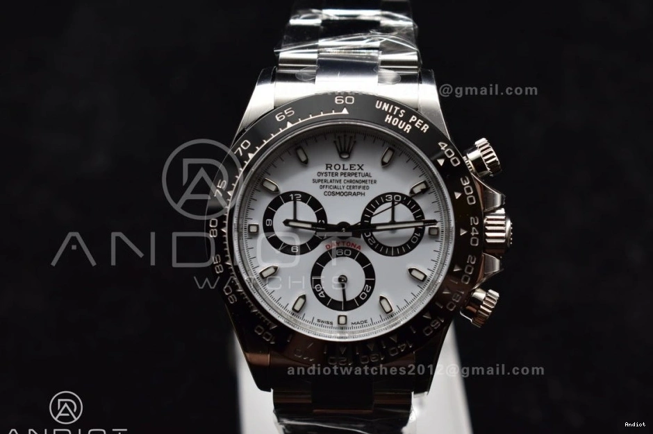 V3 SS Case 4130 116500 Bracelet White Clean Daytona And 904L Dial 0115